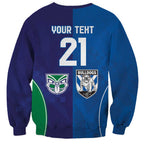 Custom Warriors-Bulldogs Sweatshirt Together Sporty Style