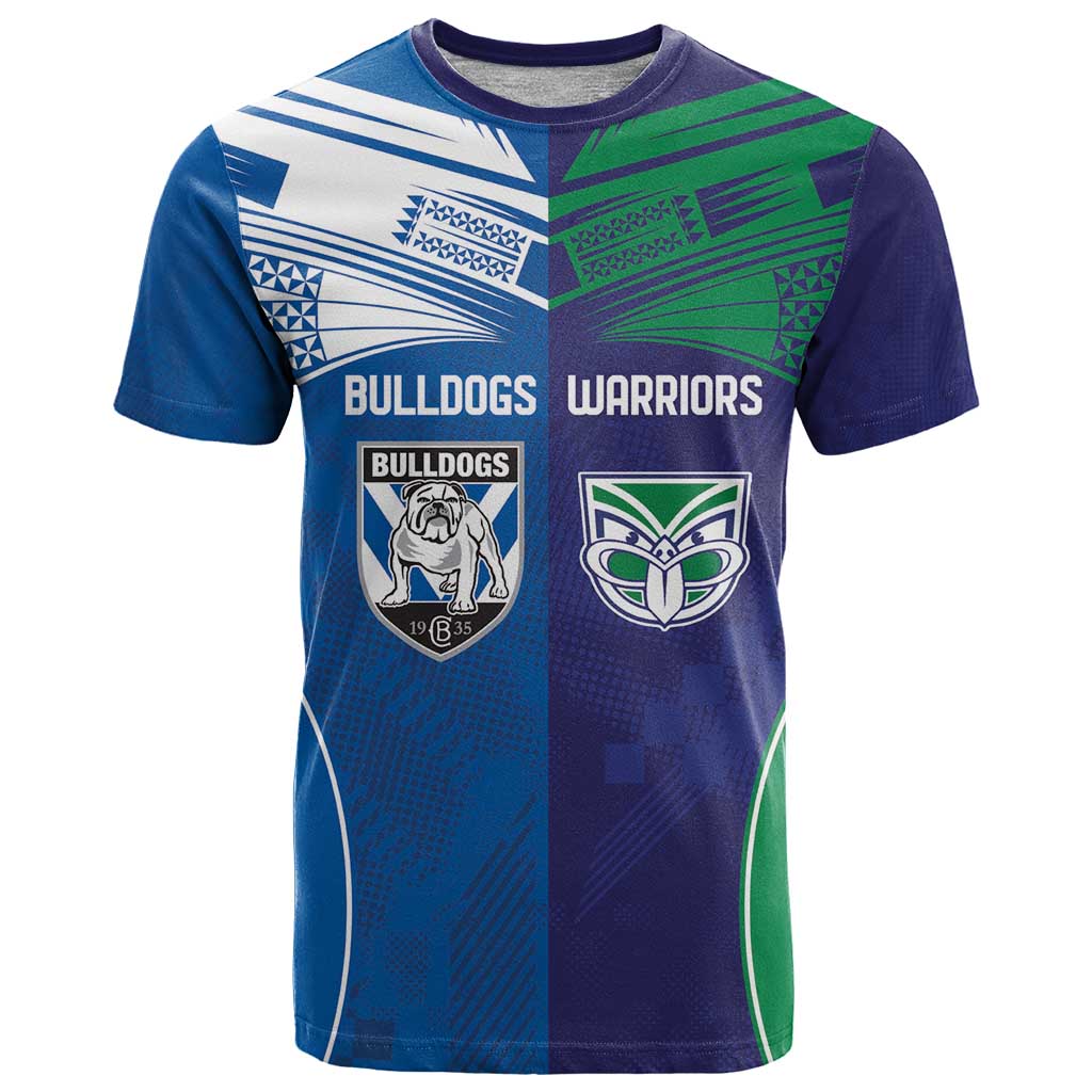 Custom Warriors-Bulldogs T Shirt Together Sporty Style