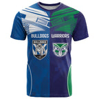 Custom Warriors-Bulldogs T Shirt Together Sporty Style