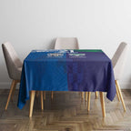 Custom Warriors-Bulldogs Tablecloth Together Sporty Style