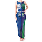 Custom Warriors-Bulldogs Tank Maxi Dress Together Sporty Style