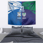 Custom Warriors-Bulldogs Tapestry Together Sporty Style