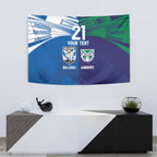 Custom Warriors-Bulldogs Tapestry Together Sporty Style