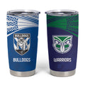 Custom Warriors-Bulldogs Tumbler Cup Together Sporty Style