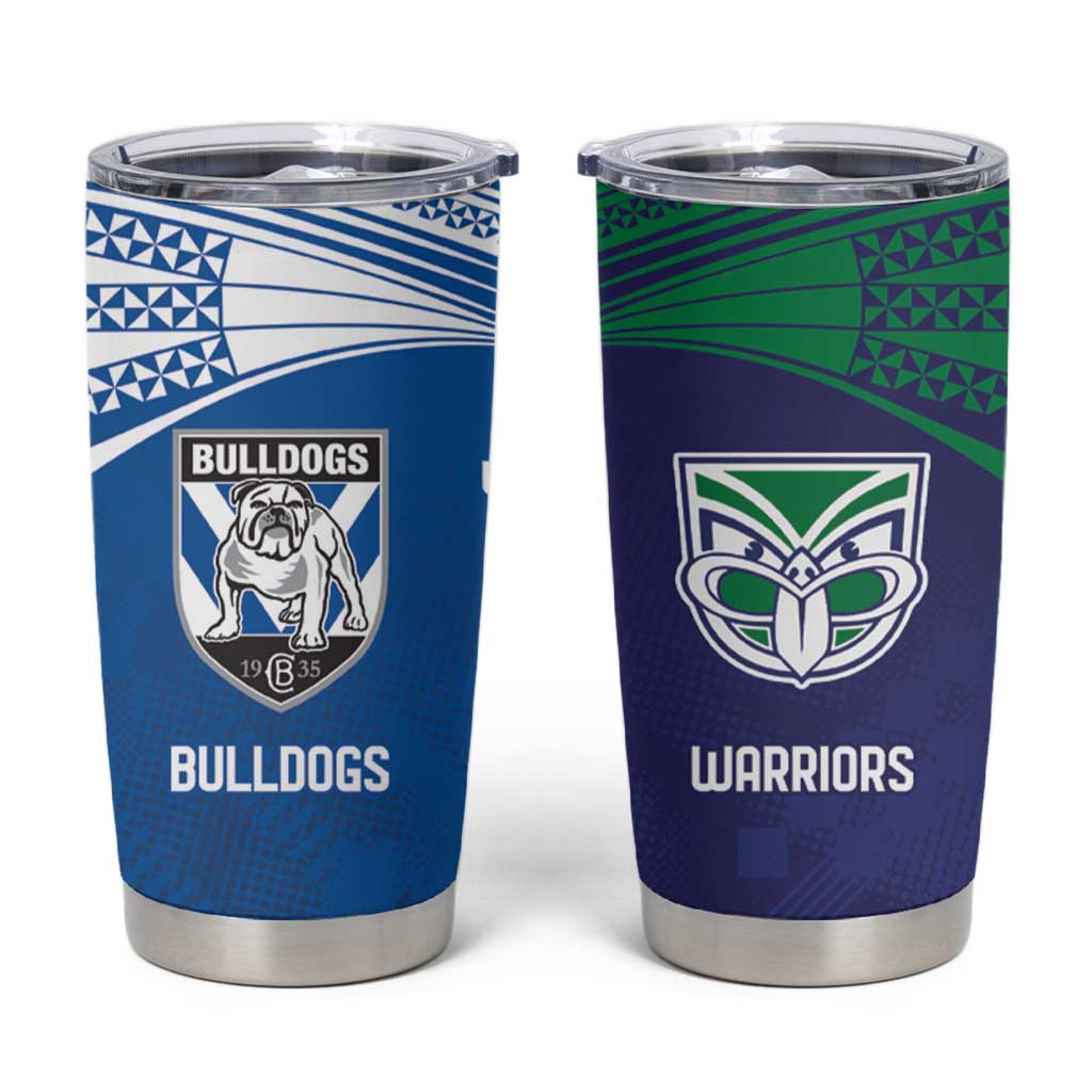Custom Warriors-Bulldogs Tumbler Cup Together Sporty Style