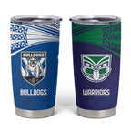 Custom Warriors-Bulldogs Tumbler Cup Together Sporty Style