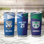 Custom Warriors-Bulldogs Tumbler Cup Together Sporty Style