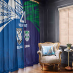 Custom Warriors-Bulldogs Window Curtain Together Sporty Style