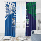 Custom Warriors-Bulldogs Window Curtain Together Sporty Style