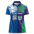 Custom Warriors-Bulldogs Women Polo Shirt Together Sporty Style