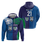 Custom Warriors-Bulldogs Zip Hoodie Together Sporty Style
