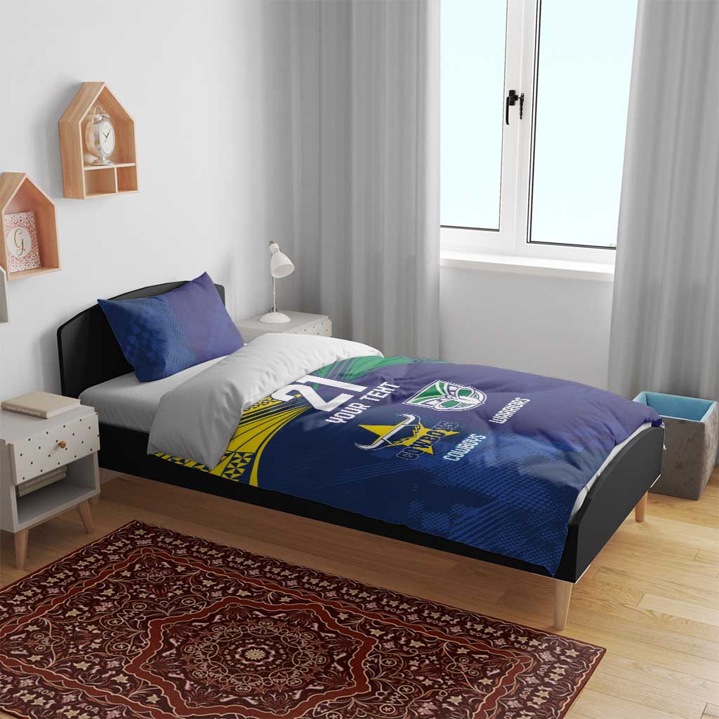 Custom Warriors-Cowboys Bedding Set Together Sporty Style