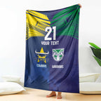 Custom Warriors-Cowboys Blanket Together Sporty Style