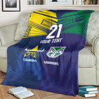 Custom Warriors-Cowboys Blanket Together Sporty Style