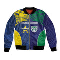 Custom Warriors-Cowboys Bomber Jacket Together Sporty Style