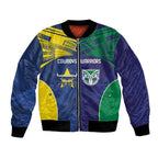 Custom Warriors-Cowboys Bomber Jacket Together Sporty Style