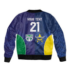 Custom Warriors-Cowboys Bomber Jacket Together Sporty Style