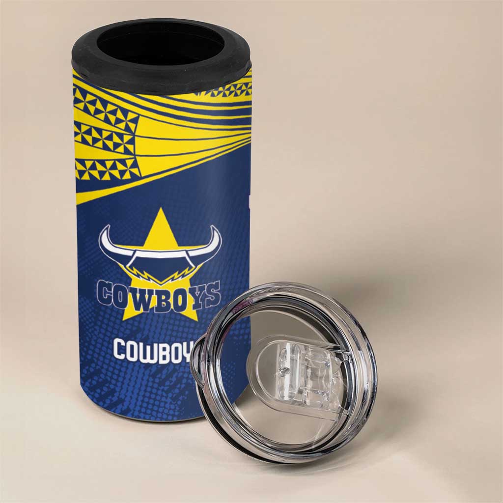 Custom Warriors-Cowboys 4 in 1 Can Cooler Tumbler Together Sporty Style