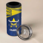 Custom Warriors-Cowboys 4 in 1 Can Cooler Tumbler Together Sporty Style