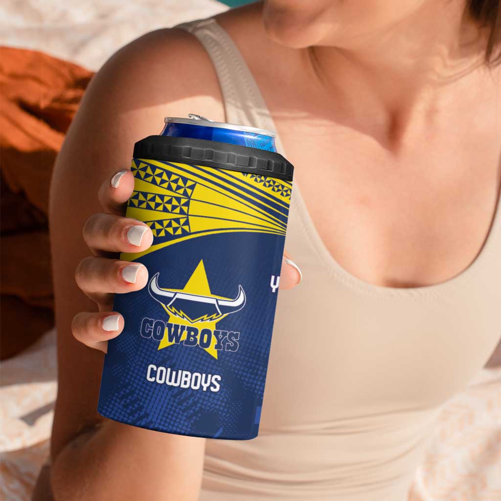 Custom Warriors-Cowboys 4 in 1 Can Cooler Tumbler Together Sporty Style