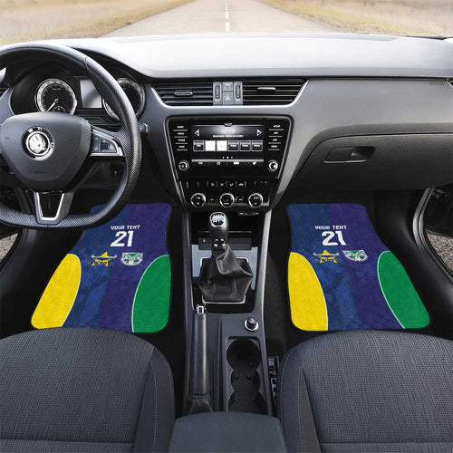 Custom Warriors-Cowboys Car Mats Together Sporty Style