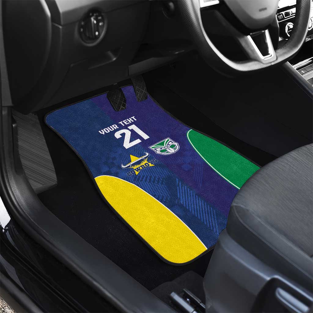 Custom Warriors-Cowboys Car Mats Together Sporty Style