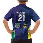 Custom Warriors-Cowboys Family Matching Mermaid Dress and Hawaiian Shirt Together Sporty Style