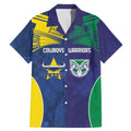 Custom Warriors-Cowboys Family Matching Mermaid Dress and Hawaiian Shirt Together Sporty Style