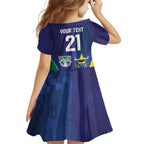 Custom Warriors-Cowboys Family Matching Off Shoulder Maxi Dress and Hawaiian Shirt Together Sporty Style