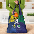 Custom Warriors-Cowboys Grocery Bag Together Sporty Style