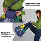 Custom Warriors-Cowboys Grocery Bag Together Sporty Style