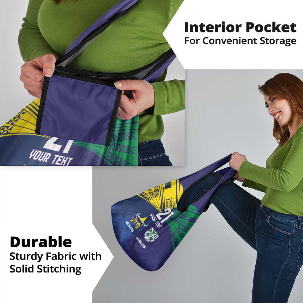 Custom Warriors-Cowboys Grocery Bag Together Sporty Style