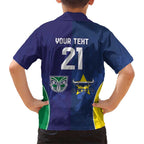 Custom Warriors-Cowboys Hawaiian Shirt Together Sporty Style