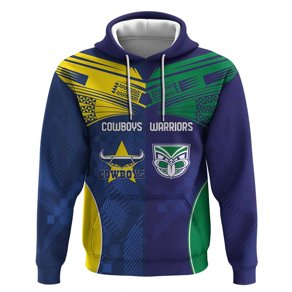 Custom Warriors-Cowboys Hoodie Together Sporty Style