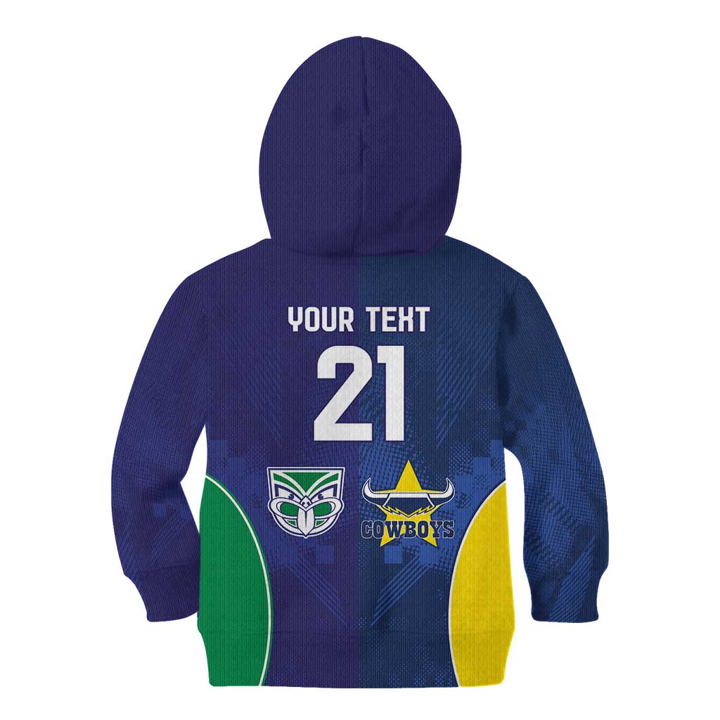 Custom Warriors-Cowboys Kid Hoodie Together Sporty Style