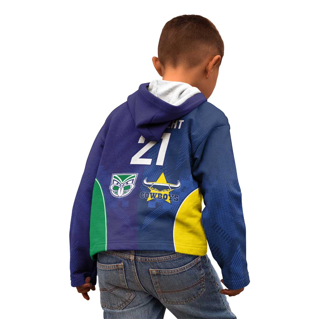 Custom Warriors-Cowboys Kid Hoodie Together Sporty Style