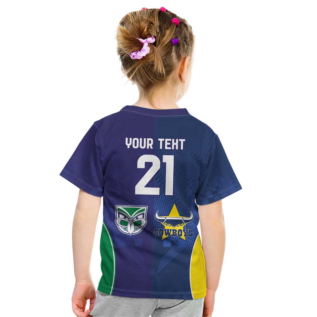 Custom Warriors-Cowboys Kid T Shirt Together Sporty Style