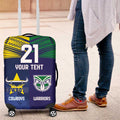 Custom Warriors-Cowboys Luggage Cover Together Sporty Style