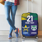 Custom Warriors-Cowboys Luggage Cover Together Sporty Style