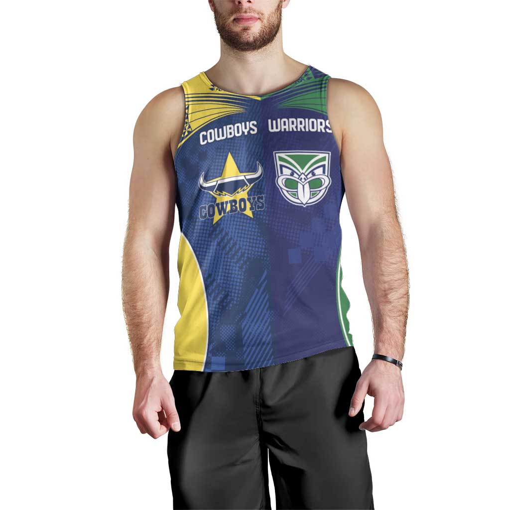 Custom Warriors-Cowboys Men Tank Top Together Sporty Style