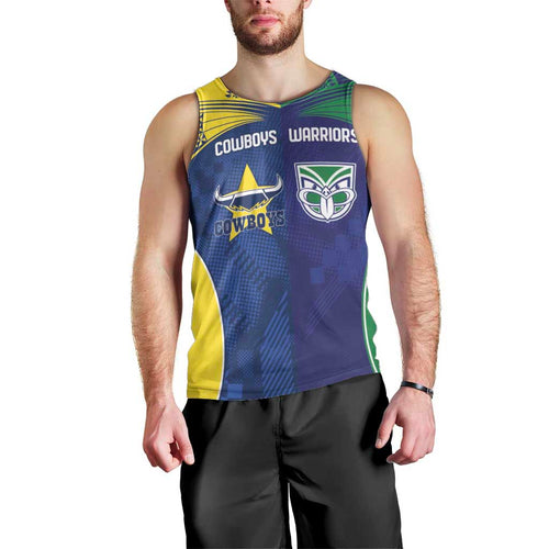 Custom Warriors-Cowboys Men Tank Top Together Sporty Style