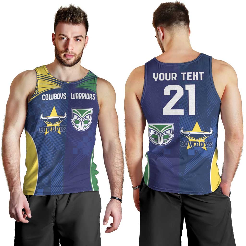 Custom Warriors-Cowboys Men Tank Top Together Sporty Style