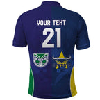 Custom Warriors-Cowboys Polo Shirt Together Sporty Style