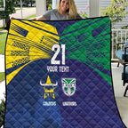 Custom Warriors-Cowboys Quilt Together Sporty Style
