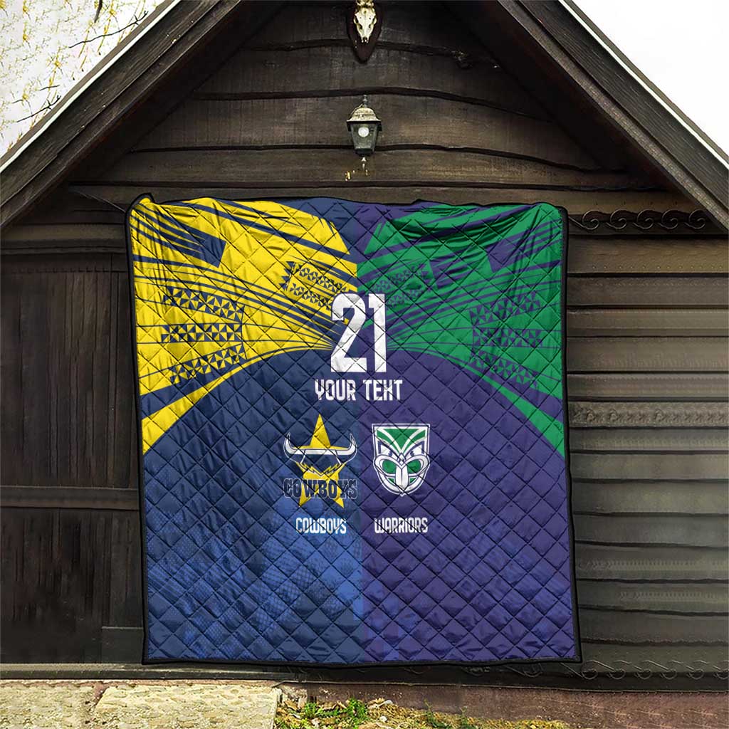 Custom Warriors-Cowboys Quilt Together Sporty Style