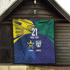 Custom Warriors-Cowboys Quilt Together Sporty Style