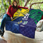 Custom Warriors-Cowboys Quilt Together Sporty Style
