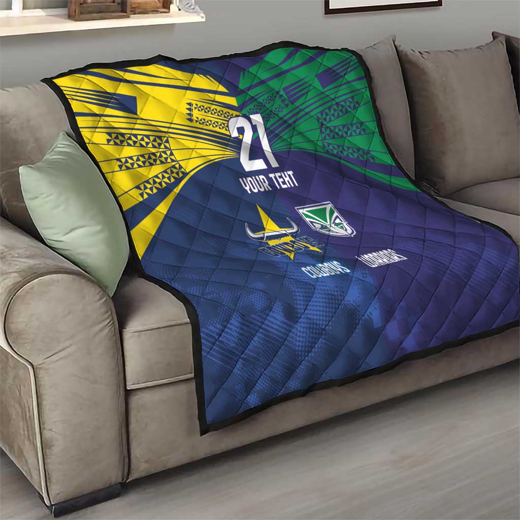 Custom Warriors-Cowboys Quilt Together Sporty Style