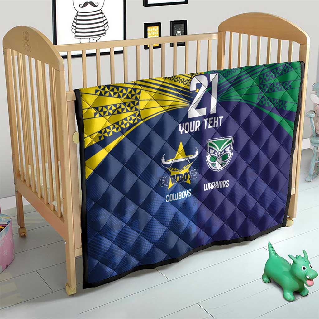 Custom Warriors-Cowboys Quilt Together Sporty Style