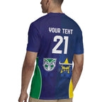 Custom Warriors-Cowboys Rugby Jersey Together Sporty Style